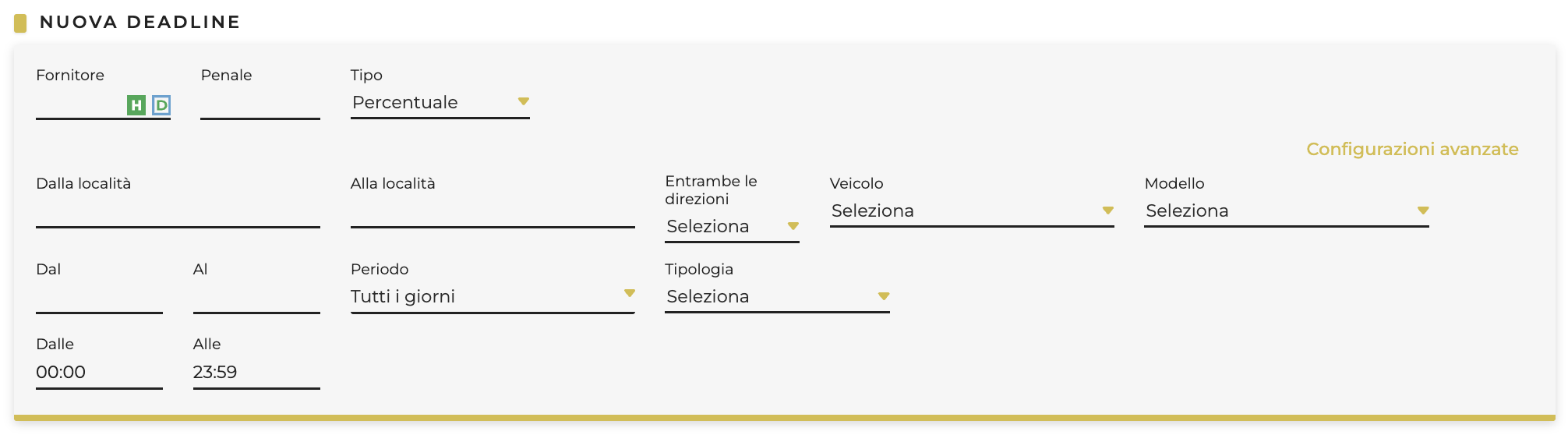 cancellazioni